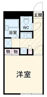 レオパレスデイジー上並榎【101号室】の間取り