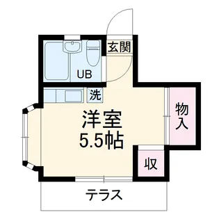 コーポS【101号室】の間取り