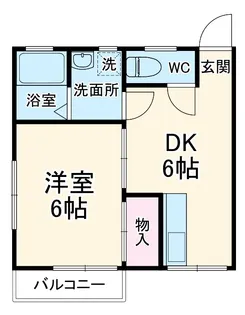 大津コーポラス【2階】の間取り