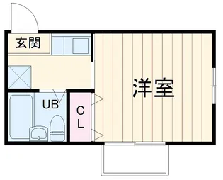 イーグル衣笠【105号室】の間取り