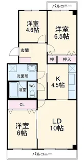 ガーデンコート八千代台6【2階】の間取り