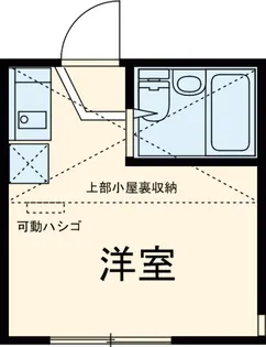 ユナイト上町ウィラッコディー【1階】の間取り
