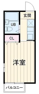 イーグル衣笠【101号室】の間取り