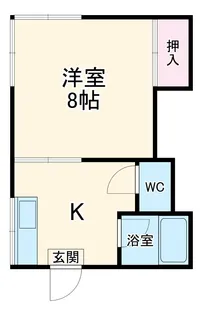 光ハイツひろせ【201号室】の間取り