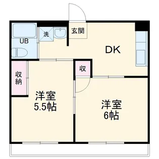 東洋ビル佐原【5階】の間取り