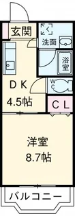 ヴィラ・コパン【1階】の間取り