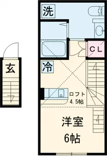 インベスト自由が丘【2階】の間取り