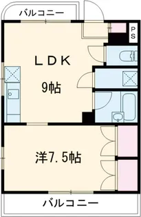 マツイチサンパレス第6【4階】の間取り