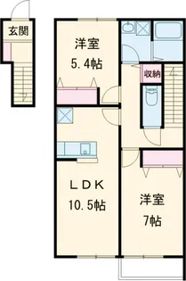 アシステンツァ駒沢公園【2階】の間取り