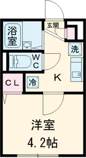 リブリ・ドルフ上野毛【1階】の間取り