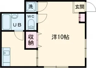 ウィング塩山【2階】の間取り