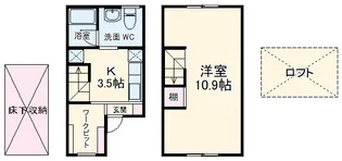 パルティーレ Ⅱ【1階】の間取り