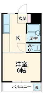 カブリオレ【103号室】の間取り