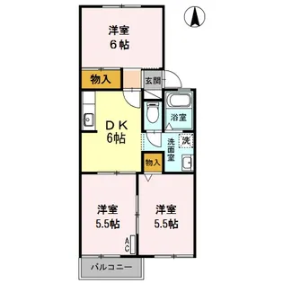 ファミールS【2階】の間取り