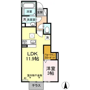 ルピナス【1階】の間取り