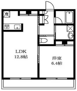 チッタカーサビアンカⅢ【205号室】の間取り