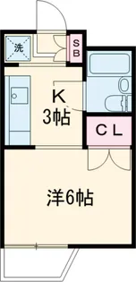 緑が丘ハイツ【405号室】の間取り