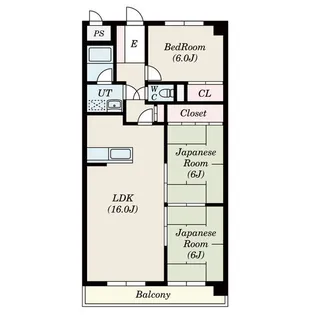 アルバインローズイッセイ【2階】の間取り