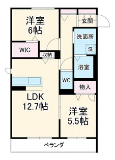 THE PARK RESIDENCE 138【3階】の間取り