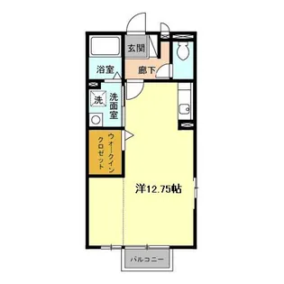 アムールイワタ【201号室】の間取り