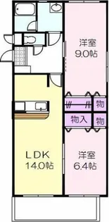 レジデンス緑ヶ丘【101号室】の間取り