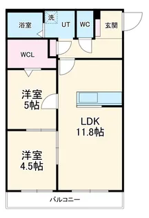 ラ・トゥール三条【2階】の間取り