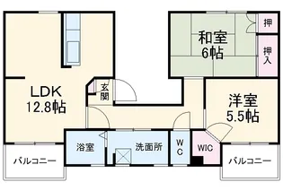 ファティリティ稲沢2号棟【2階】の間取り
