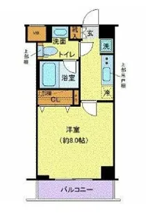 クレヴィスタ西馬込【2階】の間取り