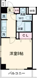 クレヴィスタ西馬込【4階】の間取り