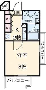 リヴシティ駒沢大学【10階】の間取り