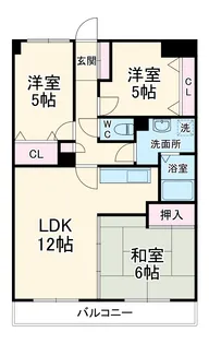 グランドールUNS【1103号室】の間取り