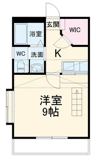 アクセス中原【202号室】の間取り