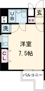 OLIO奥沢【301号室】の間取り