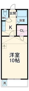 セザンヌ新栄2【207号室】の間取り
