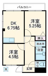 ヴェラカーサ 曲本【2階】の間取り