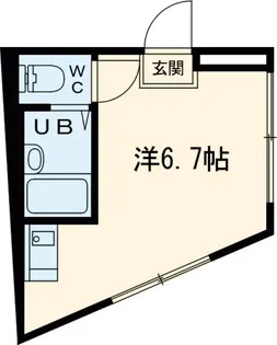 コンポジット上野毛フロント【3階】の間取り