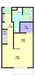 ディアVP【102号室】の間取り