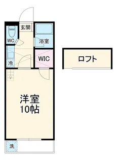 セザンヌ片西【1階】の間取り