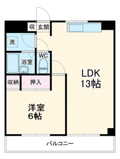 マナーけやき【4階】の間取り