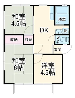 第1ハイコーポ【2階】の間取り