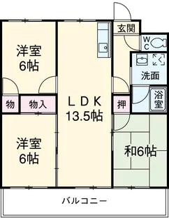 メゾン・エスペランス【101号室】の間取り