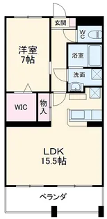 グランシャリオ【5階】の間取り