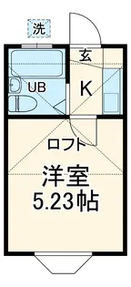 ヴィラ・アマデウス【102号室】の間取り