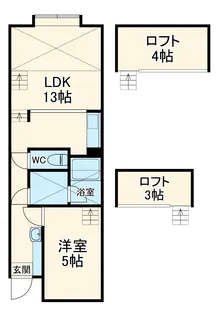 セザンヌ原町2【117号室】の間取り