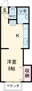 ベルウッド上馬【2-B号室】の間取り