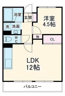 第9エルム大倉山【2階】の間取り
