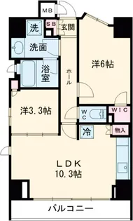 コンフォリア世田谷上馬【4階】の間取り