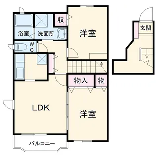フィールド裕【2階】の間取り