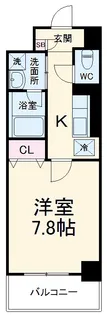 ルシェル大曽根【406号室】の間取り