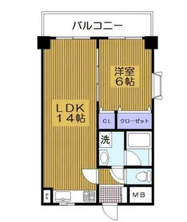 シェスタロワール【4階】の間取り